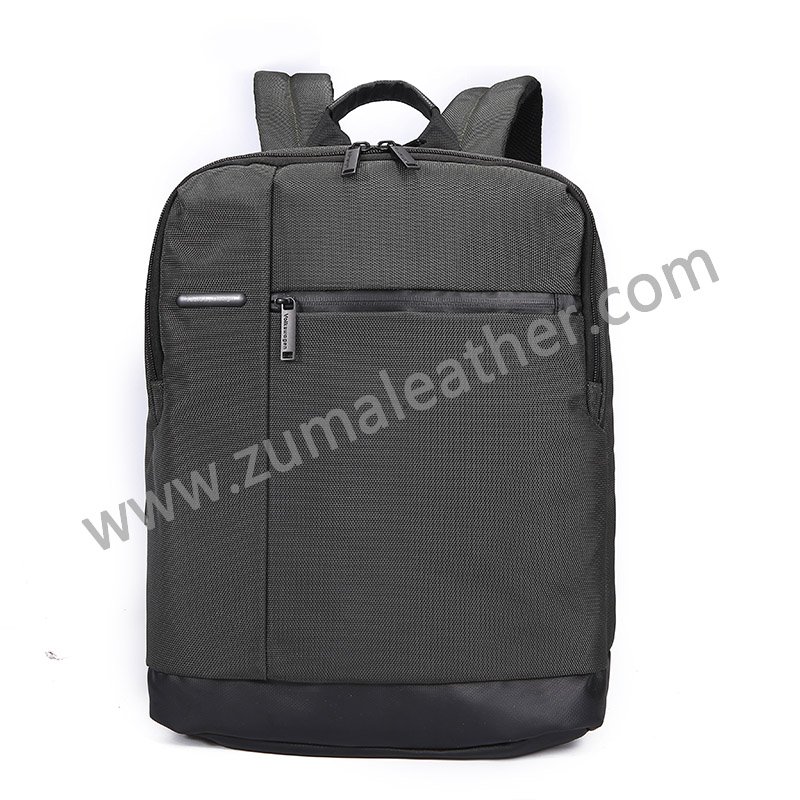 Simplicity Waterproof Laptop Gray Nylon Backpack ZM BP-16