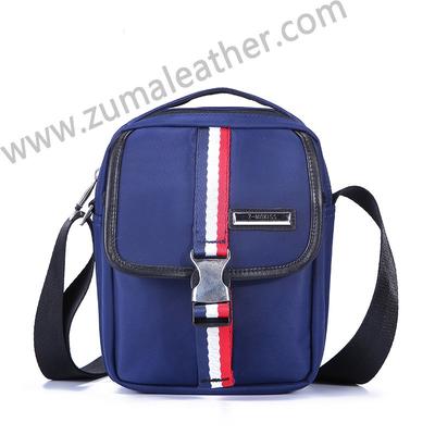 Fashion Royal Blue Nylon Messenger Cross Body Shoulder iPad Bag ZM MB-03