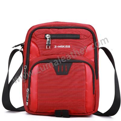 Red Single Nylon Shoulder Bag For Outdoor ZM MB-42